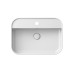 Keraminis praustuvas Ceramic Slim Shelf R 55, baltas