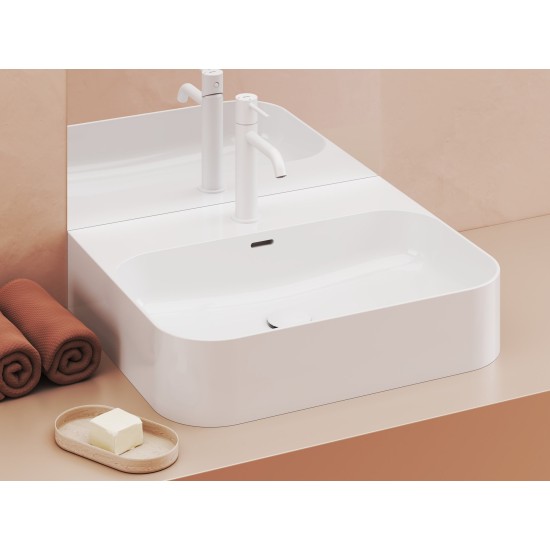 Keraminis praustuvas Ceramic Slim Wall R 55, baltas
