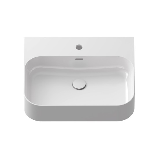 Keraminis praustuvas Ceramic Slim Wall R 55, baltas