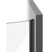 COSD2-110 juodas+stiklas Transparent