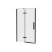 COSD2-120 juodas+stiklas Transparent