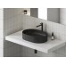 Keraminis praustuvas Ceramic Slim O 55, matinės juodos