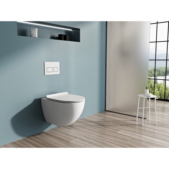 WC unitazo dangtis Vita, baltas