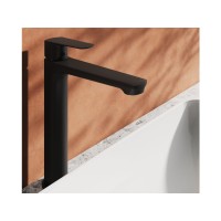 LF 015.20BLM Praustuvo maišytuvas be dugno vožtuvo 280 mm, matinės juodos