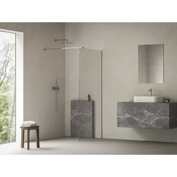 Walk-In Air Wall 120 chromas+stiklas Transparent Walk-In Air Wall 120 chromas+stiklas Transparent