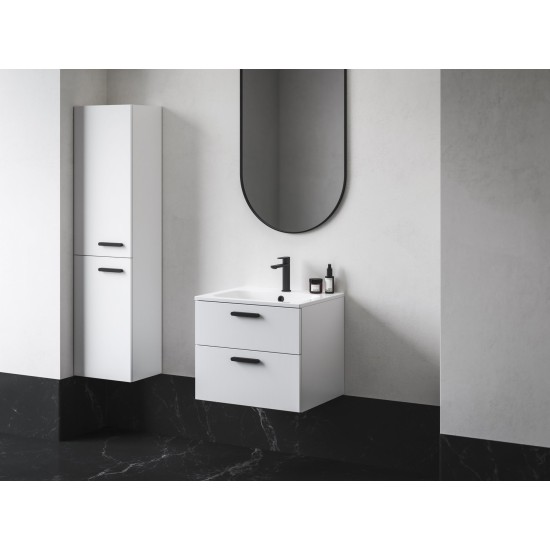 SB Chrome II 39 K, balta, rankenėlė 152 mm, juoda