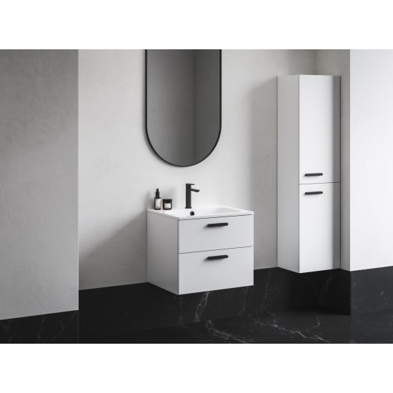 SB Chrome II 39 D, balta, rankenėlė 152 mm, juoda
