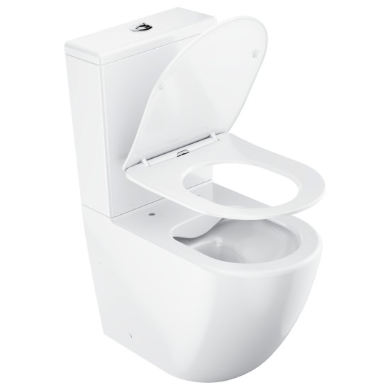 WC Optima RimOff Kombi set, baltas