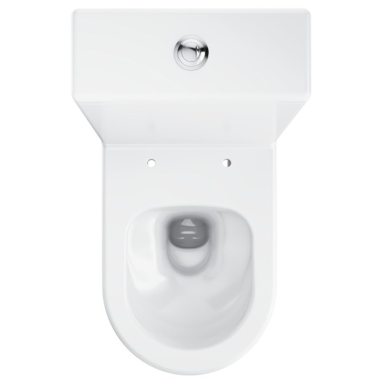 WC Optima RimOff Kombi set, baltas
