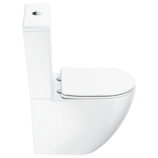 WC Optima RimOff Kombi set, baltas