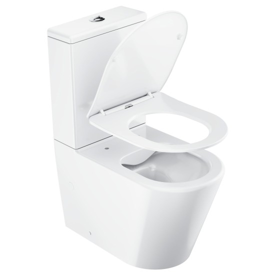 WC Elegant RimOff Kombi set, baltas