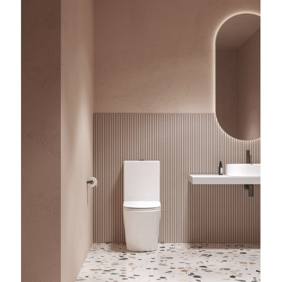 WC Elegant RimOff Kombi set, baltas