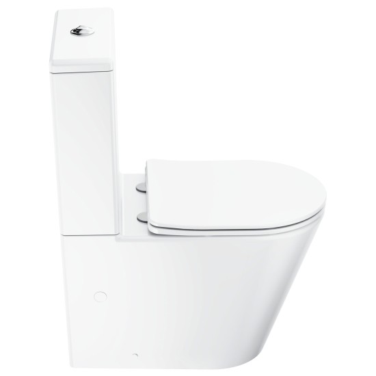 WC Elegant RimOff Kombi set, baltas