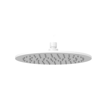 985.10WHM Apvali dušo galvutė, 250 mm, baltas matinis 985.10WHM Apvali dušo galvutė, 250 mm, baltas matinis