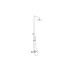 SG 092.00CR Dušo stovas su termostatiniu vonios maišytuvu ir dušo komplektu, reguliuojamas, chromas