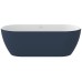 Vonia Freedom O Tec 170x77, laisvai pastatoma, Deepsea Blue/balta, sifono dangtelis baltos/juodos/chromo spalvos