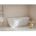 Vonia Freedom O Tec 170x77, laisvai pastatoma, matinis balta/balta, sifono dangtelis baltos/juodos/chromo spalvos