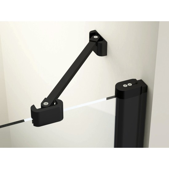 CSDL2 90, juoda+stiklas Transparent