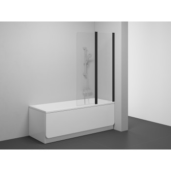 CVS2 100 D juoda+stiklas Transparent