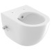 WC bidė Uni Chrome RimOff, pakabinamas, baltas