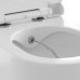 WC bidė Uni Chrome RimOff, pakabinamas, baltas