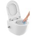 WC bidė Uni Chrome RimOff, pakabinamas, baltas