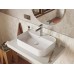 Stacionari praustuvo sifono galvutė Flat, balta