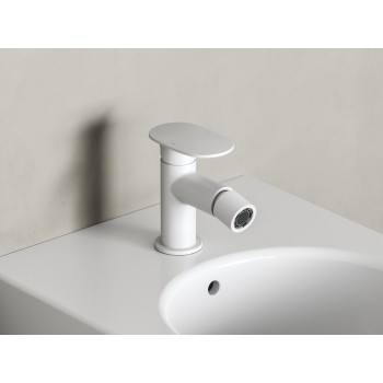 SG 056.10WHM Bidė maišytuvas 125 mm be dugno vožtuvo, matinės baltos