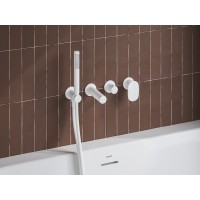 SG 068.10WHM.O3+S Potinkinis maišytuvas 3 funkcijų su korpusu, matinės baltos