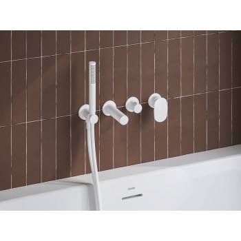 SG 068.10WHM.O3+S Potinkinis maišytuvas 3 funkcijų su korpusu, matinės baltos SG 068.10WHM.O3+S Potinkinis maišytuvas 3 funkcijų su korpusu, matinės baltos
