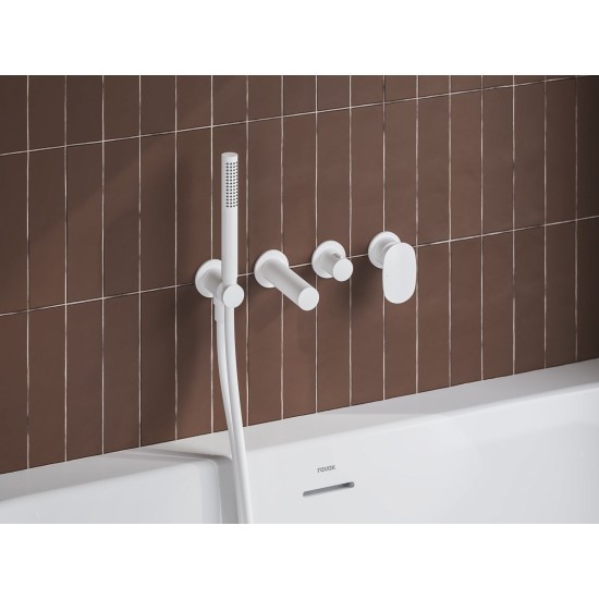SG 068.10WHM.O3+S Potinkinis maišytuvas 3 funkcijų su korpusu, matinės baltos