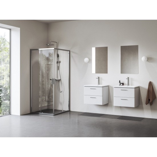 NBLRV2 90x90, blizgi+stiklas Transparent