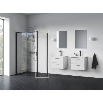 NBLPS 100, juoda+stiklas Transparent