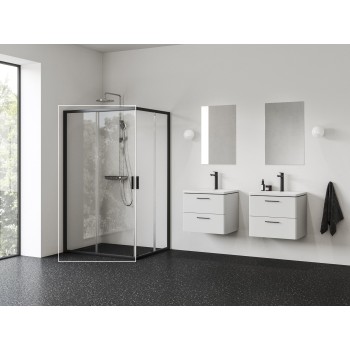 NBLRV2K 80, juoda+stiklas Transparent NBLRV2K 80, juoda+stiklas Transparent