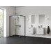 NBLRV2K 120, juoda+stiklas Transparent