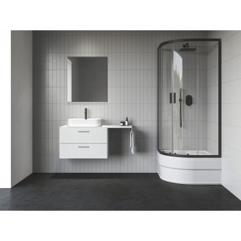 NBLCP4 Sabina 80x80, juoda+stiklas Transparent NBLCP4 Sabina 80x80, juoda+stiklas Transparent