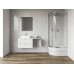 NBLCP4 Sabina 90x90, blizgi+stiklas Transparent