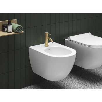 ES 056.60GLB Bidė maišytuvas 154 mm be dugno vožtuvo, šlifuoto aukso
