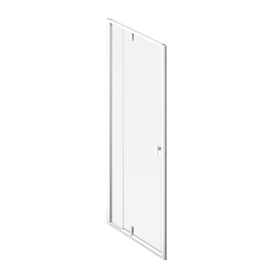 NDOP2 120, balta matinė+stiklas Transparent