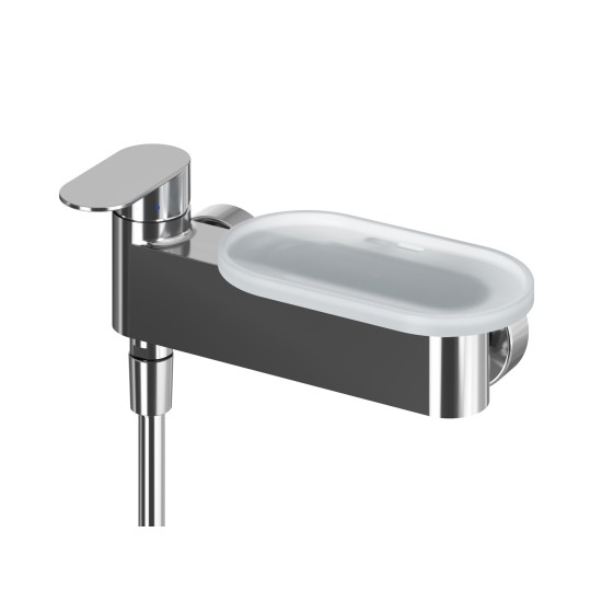 Lentynėlė Chrome II vonios ir dušo maišytuvui