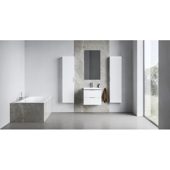 SB Comfort II 40 aukšta spintelė balta