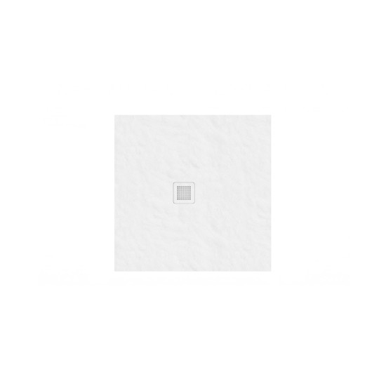 Dušo padėklas Slate Pro 80x80 baltas matinis