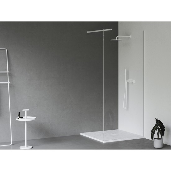 Dušo padėklas Slate Pro 90x90 baltas matinis