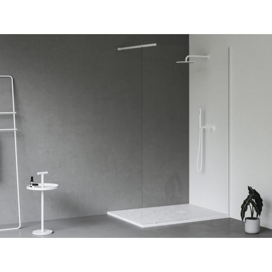 Dušo padėklas Slate Pro 100x90 baltas matinis