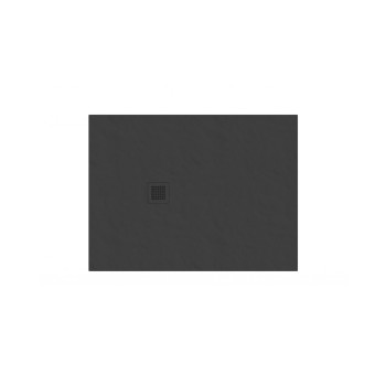 Dušo padėklas Slate Pro 100x80 matinės juodos