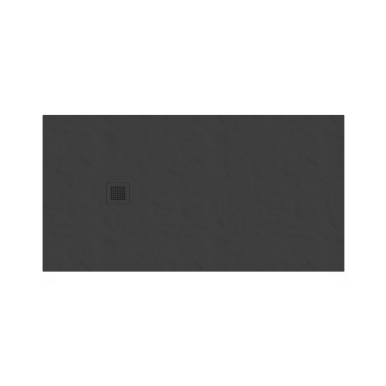 Dušo padėklas Slate Pro 160x90 matinės juodos