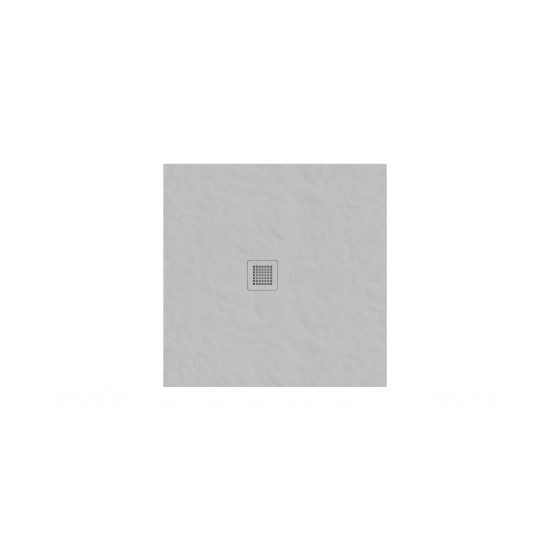 Dušo padėklas Slate Pro 90x90 Smoke Grey