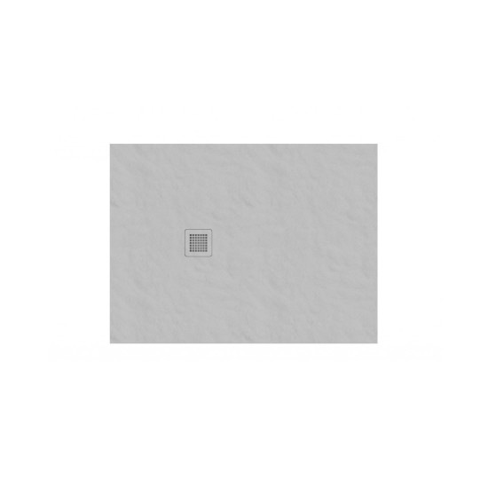 Dušo padėklas Slate Pro 100x80 Smoke Grey