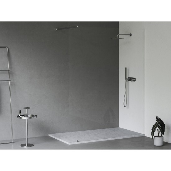 Dušo padėklas Slate Pro 160x90 Smoke Grey