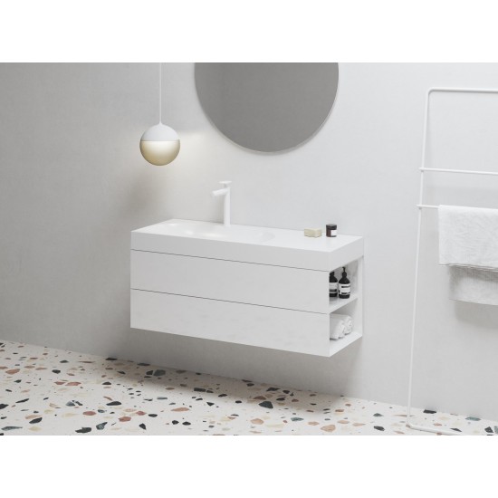 Praustuvas Lite 120/80 D, su skyle maišytuvui, be perpylimo